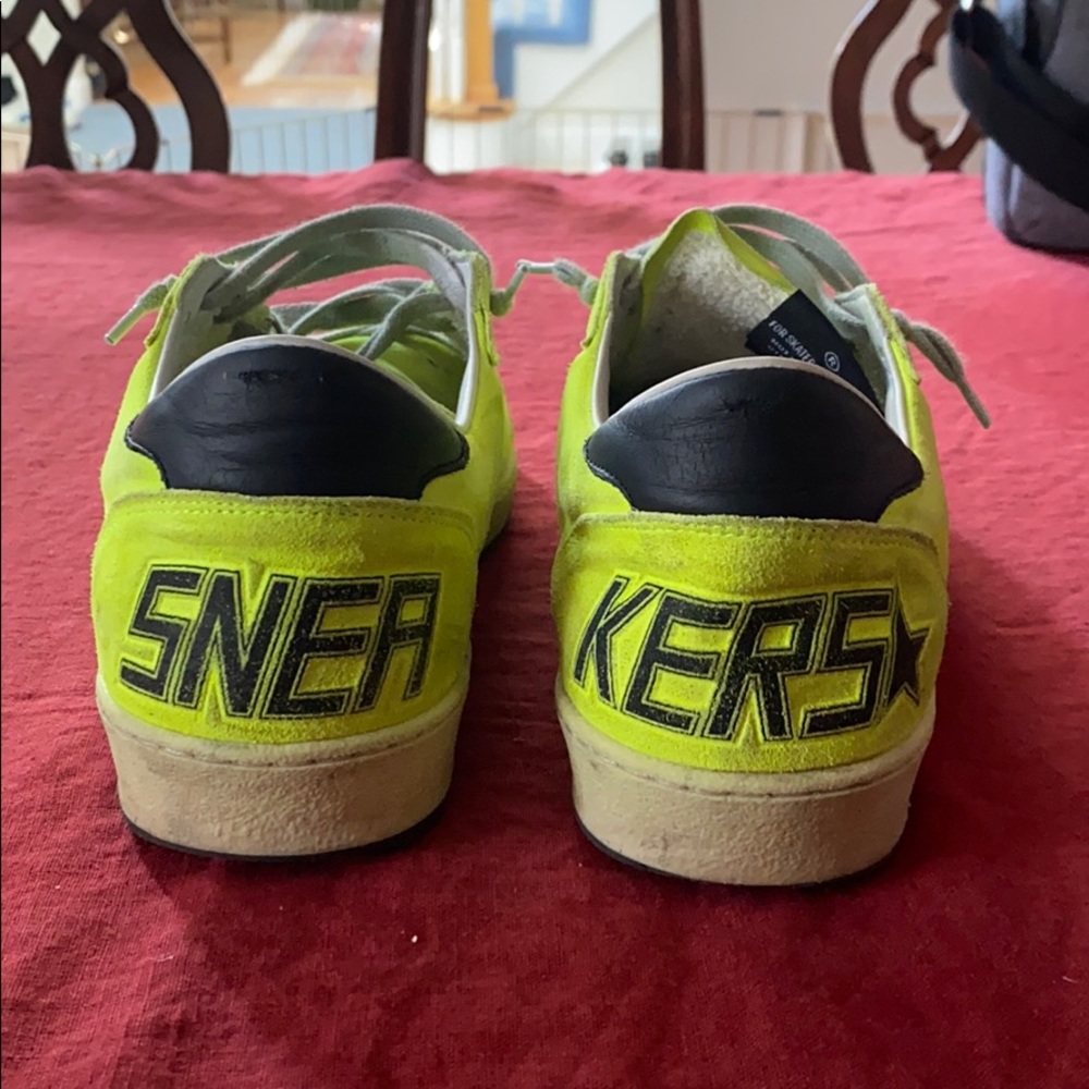 Golden Goose Size 42 Neon Green - Picture 3 of 7